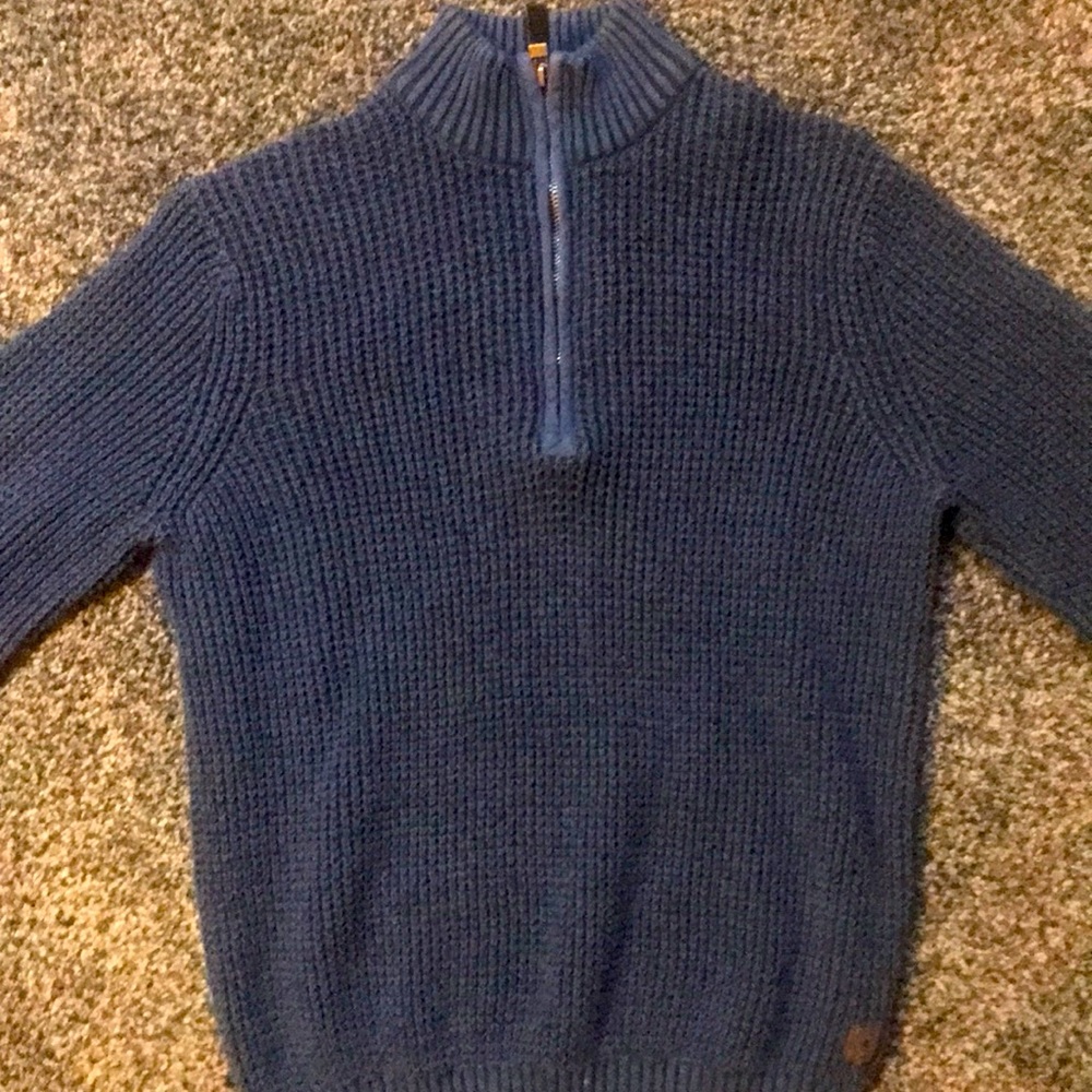 G.H. Bass & Co. Mens half zip pullover long sleeve sweater